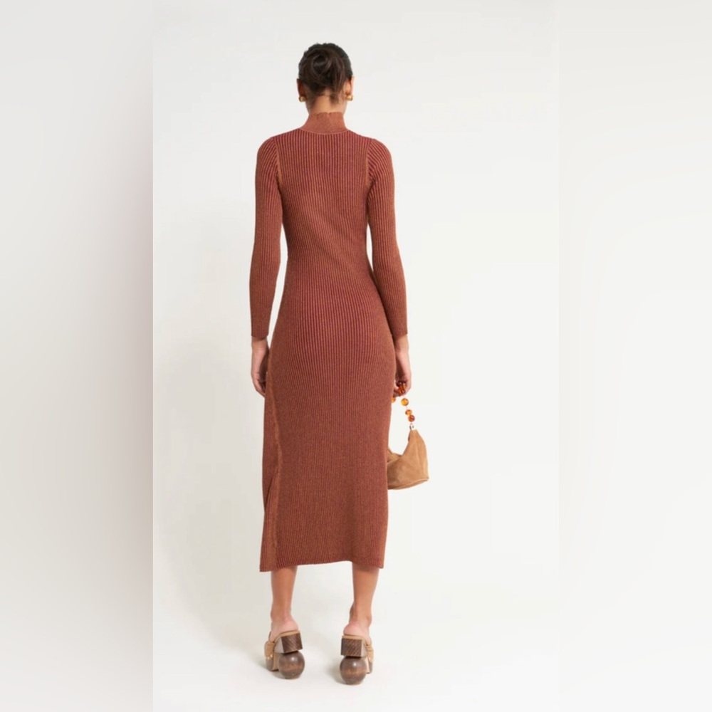 ARABELLA KNIT DRESS - MAROON PEAK Cult Gaia